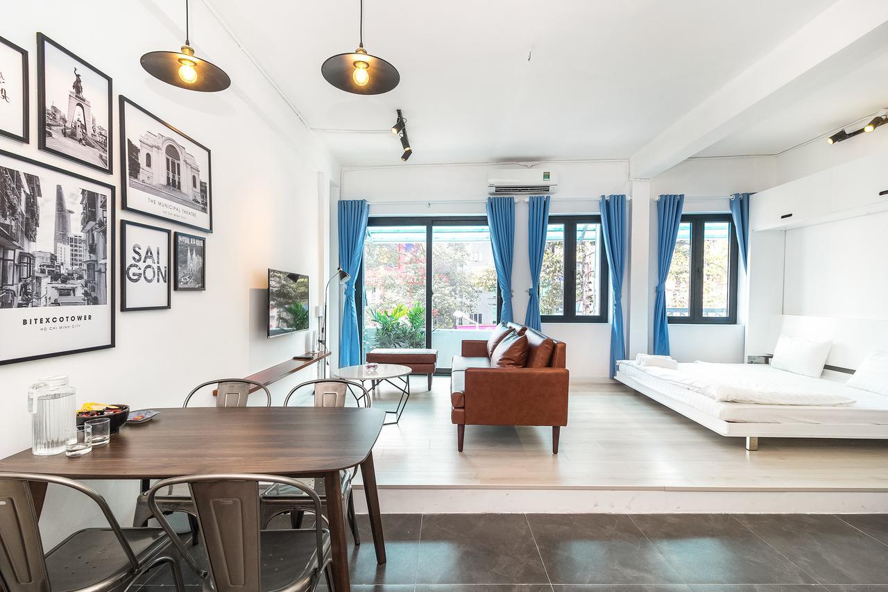 Scandinavian Apartment With Balcony In Bui Vien Ho Chi Minh-byen Eksteriør bilde